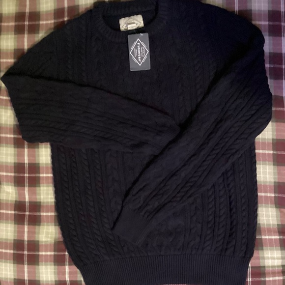 St John'Bay crew neck long sleeve fisherman knit sweater MEDIUM New $60 - Picture 2 of 8